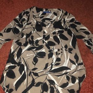 Fancy flowy half sleeve shirt